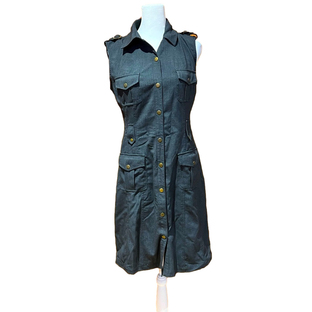 Calvin Klein Women’s Sleeveless Button Down Dress